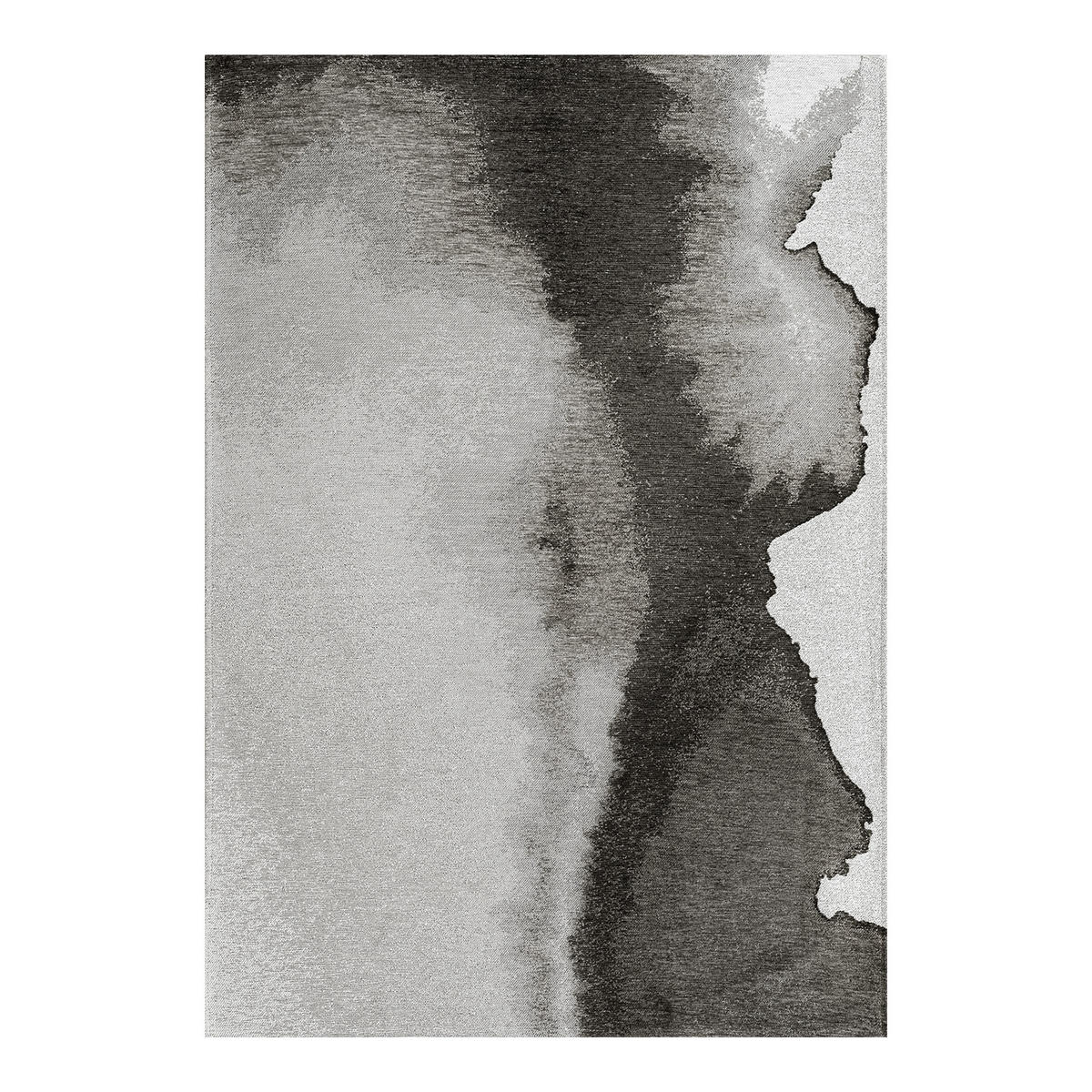 PREPROGA Lagoon Black Shadow 200/280 cm - črna, umetna masa/tekstil (200/280cm) - Louis De Poortere