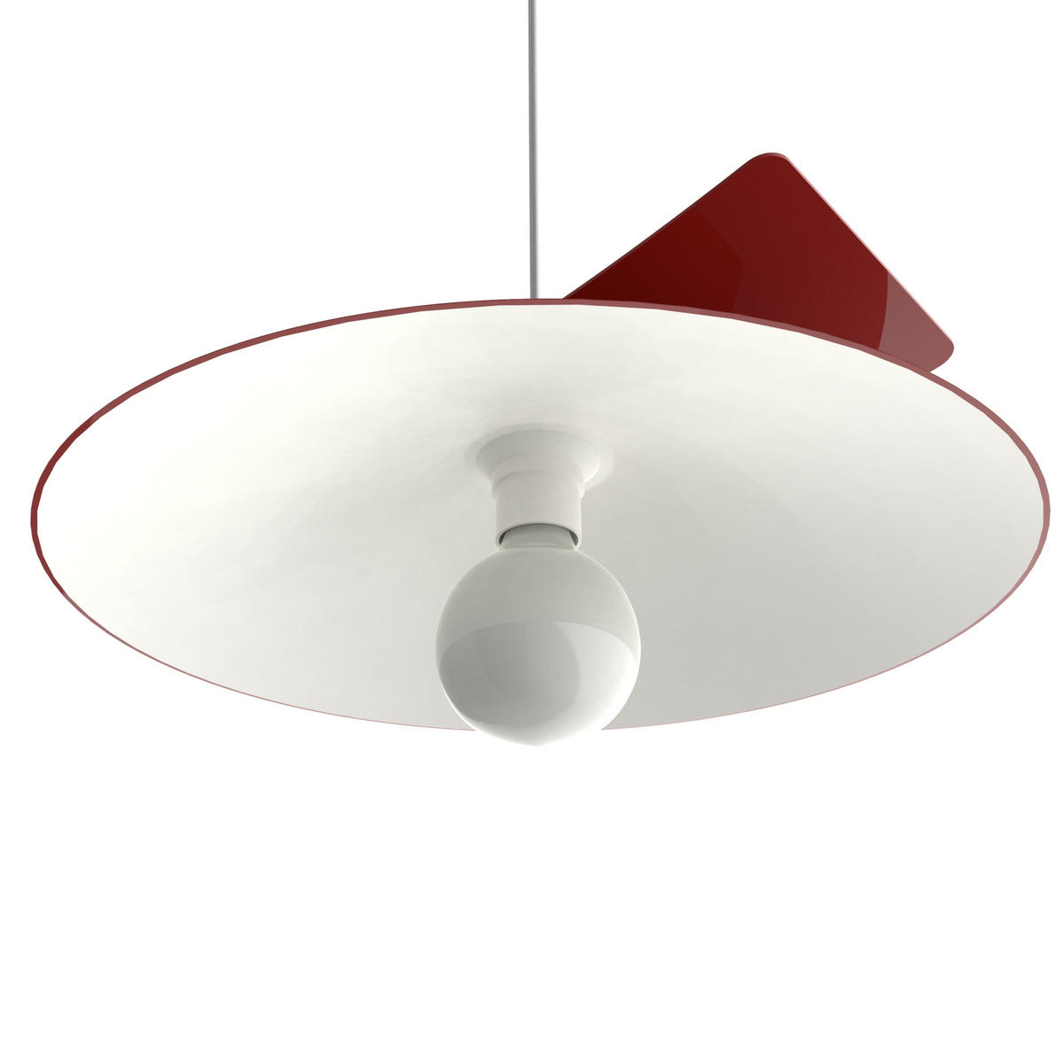 HÄNGELEUCHTE Miller D40 - Rot, Metall (40/34/9cm) - Lumicom