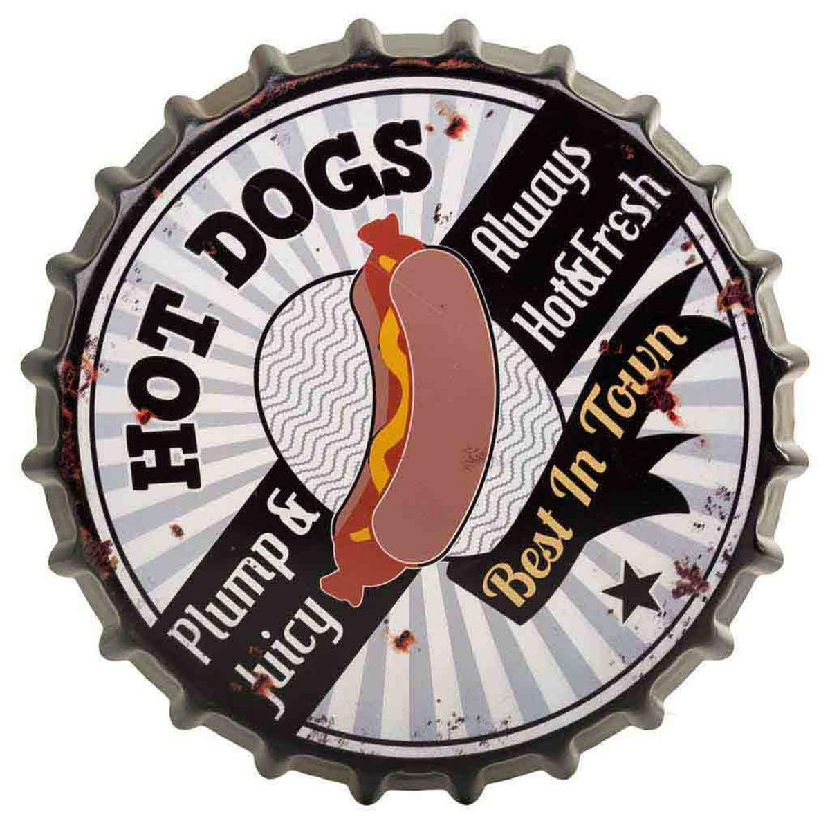 HOCKER aus Metall, grau, 35x46cm - Grau, Metall (35/46/35cm) - Wanderlust