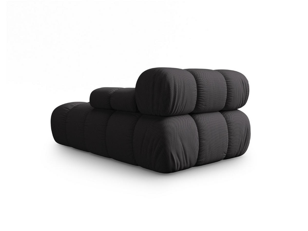 CHAISELONGUE rechts Bellis aus 3D-Stoff Expresso - Graubraun, Textil (94/70/155cm) - Micadoni