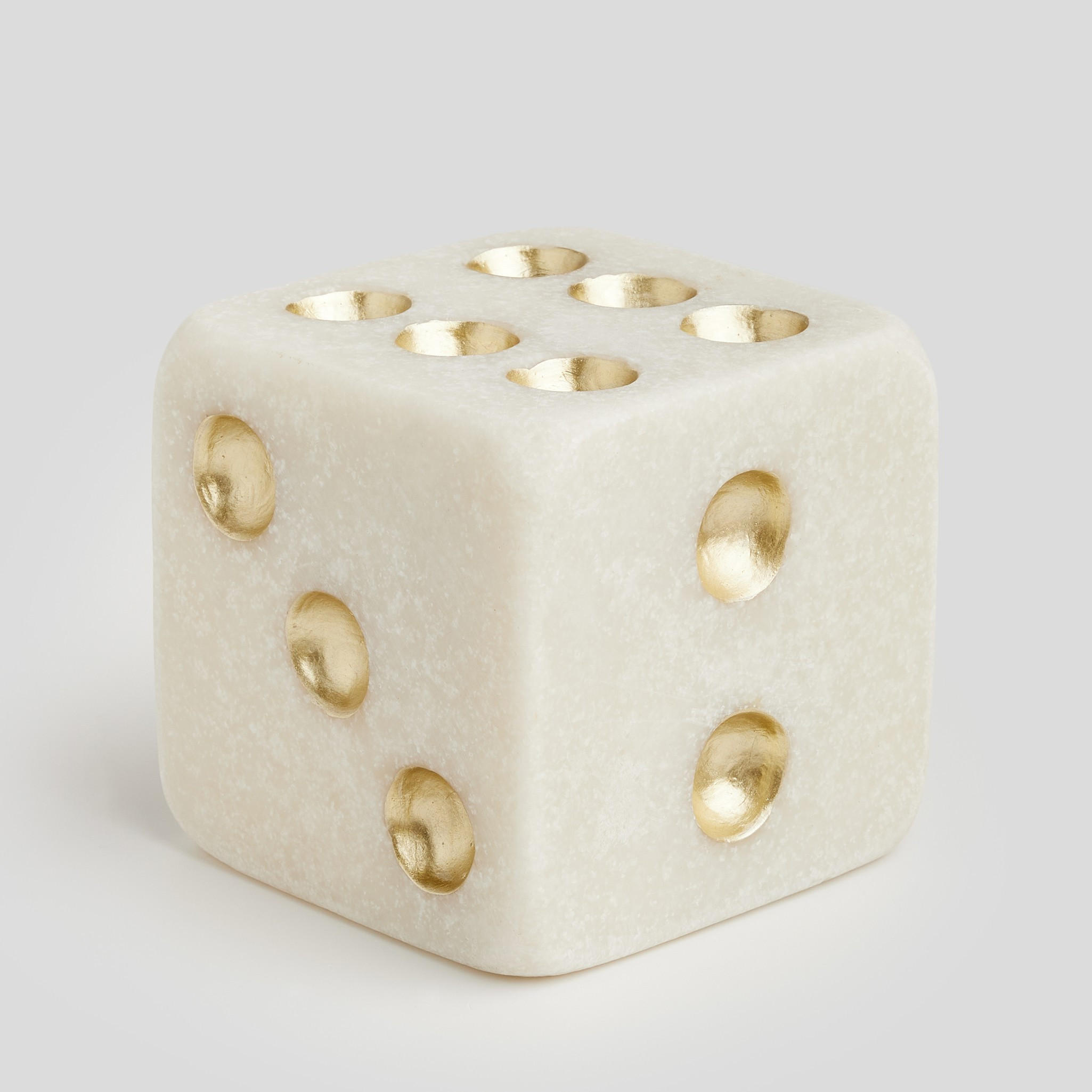 FIGURINE Dice - Weiß, Kunststoff (12/12/12cm) - home&you