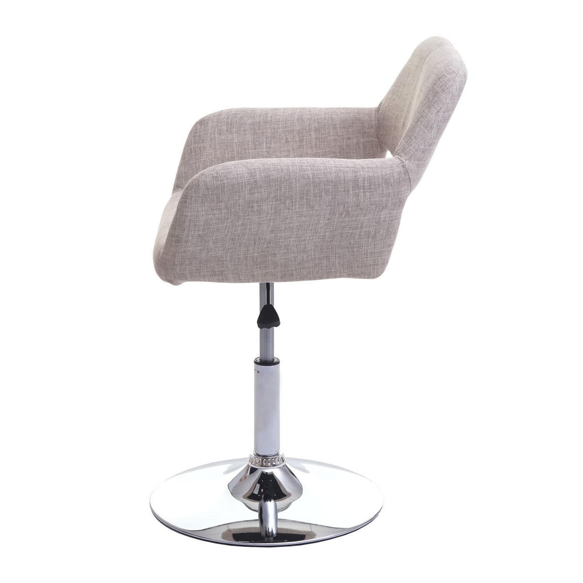 ESSZIMMERSTUHL Beige, Silber - Beige/Silberfarben, Textil (58/89/55cm) - MCW