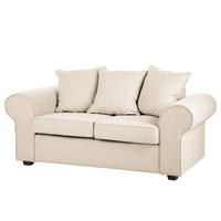 SOFA - Webstoff - Beige, Textil (187/84/90cm) - home24