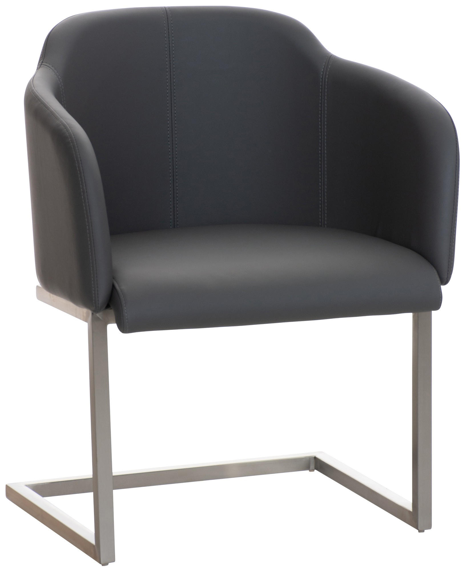 CLP Schwingstuhl Grau 45x84x52 cm