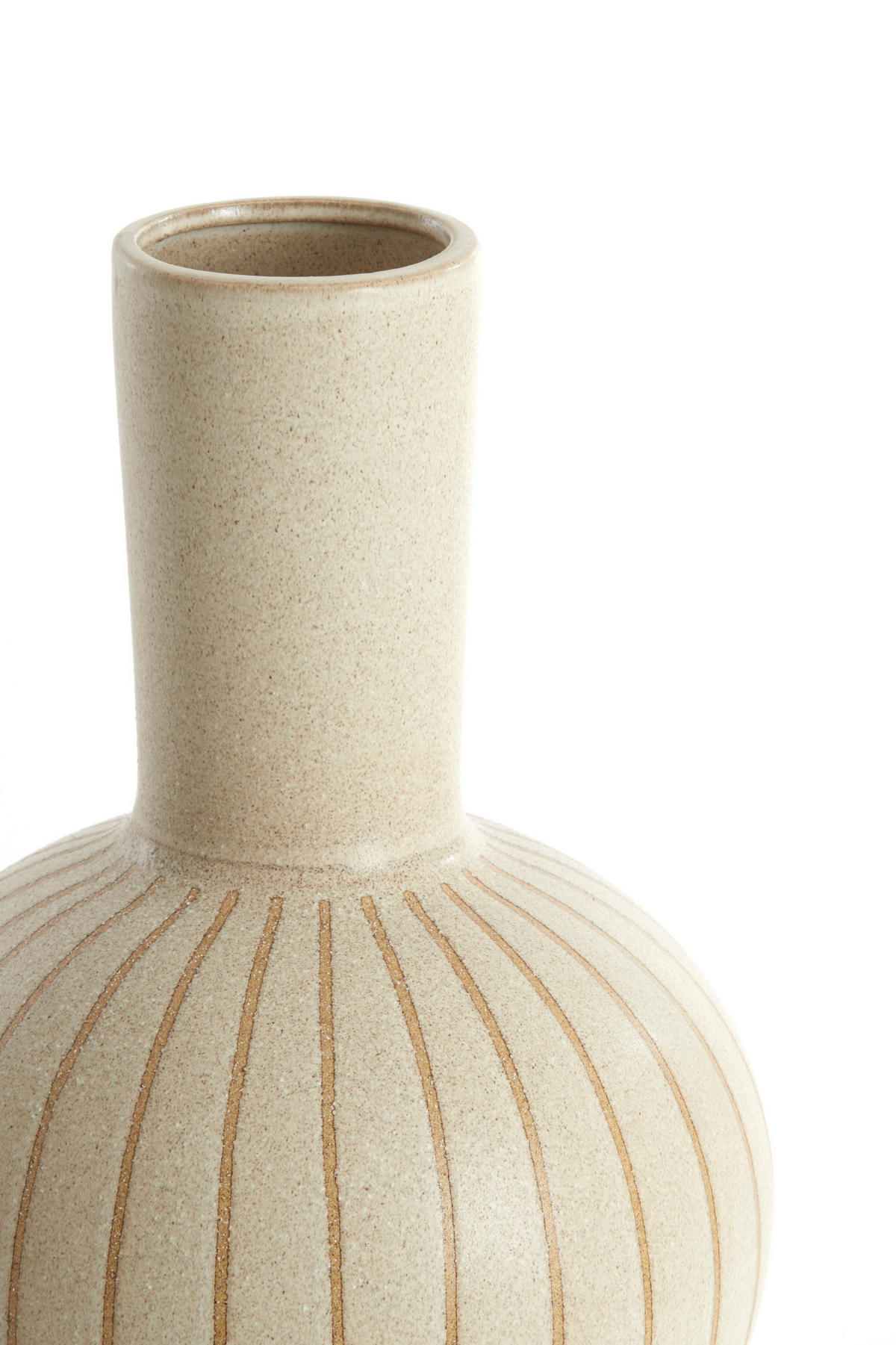 VASE Ulloa Braun Ø34/52 cm - Beige, Keramik (52cm) - Light & Living