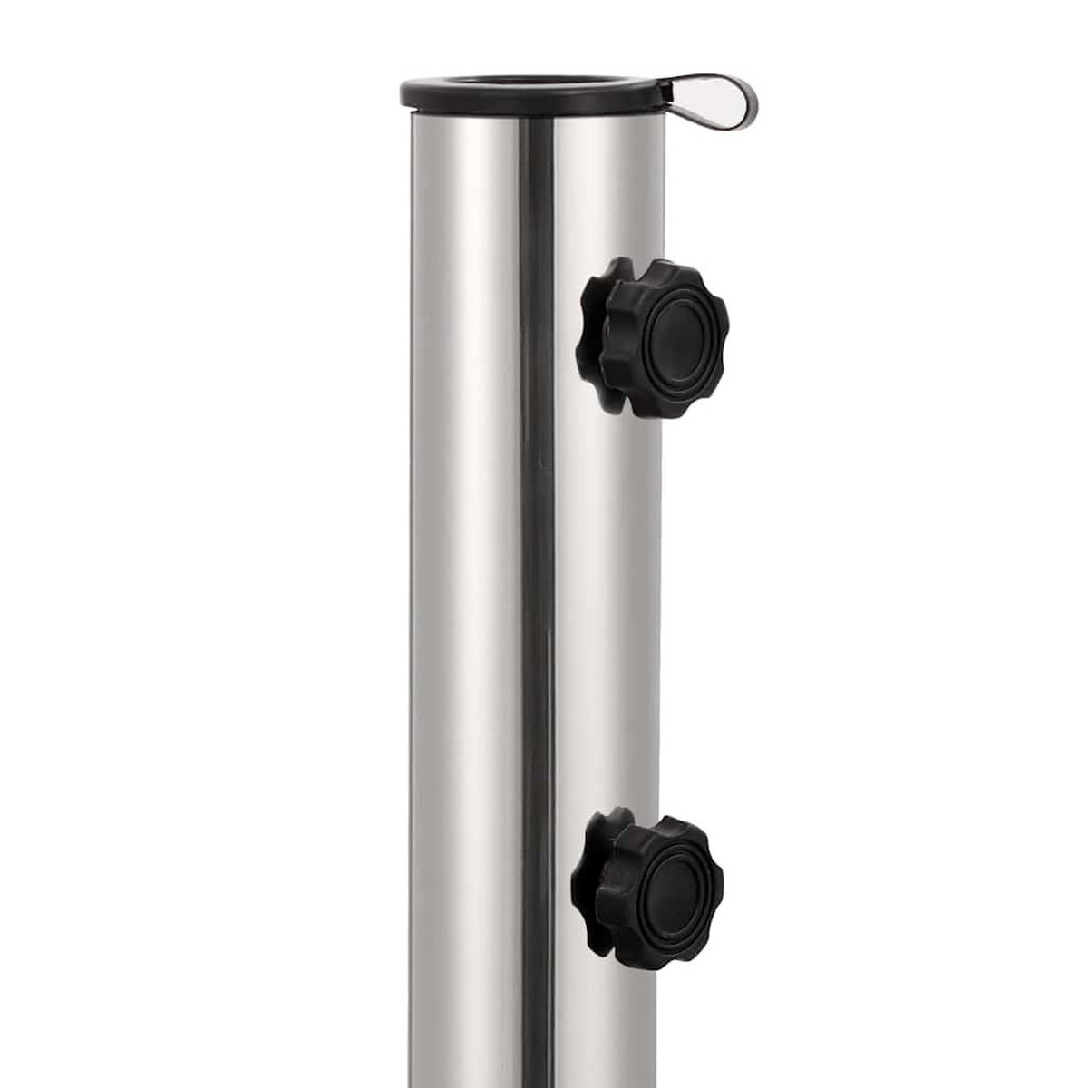 SONNENSCHIRMSTÄNDER Granit 30 Kg Rund Grau - Grau, Stein (45/45cm) - vidaXL