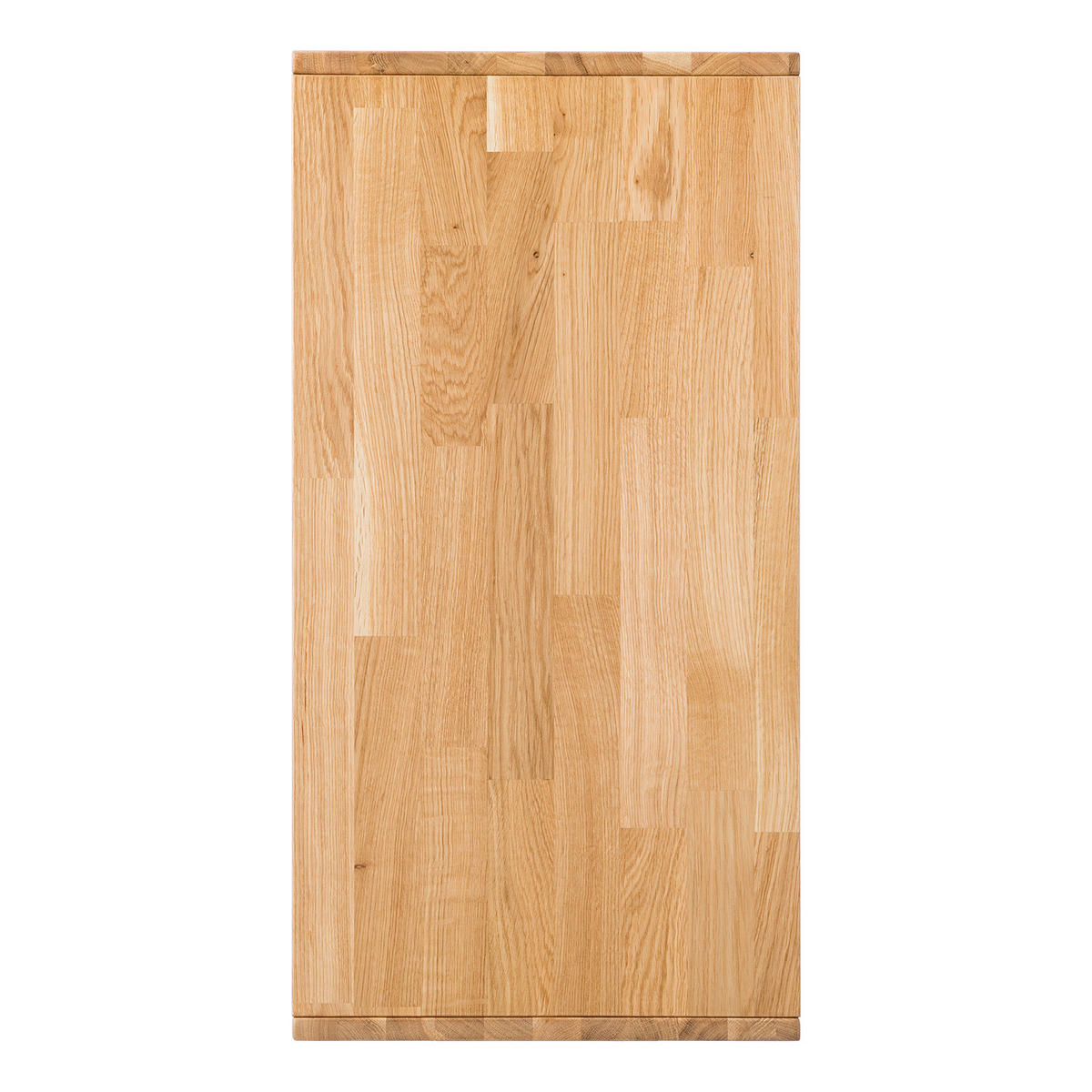 REGALELEMENT ohne Rückwand - Wildeiche massiv - Braun, Holz (74/74/35cm) - home24