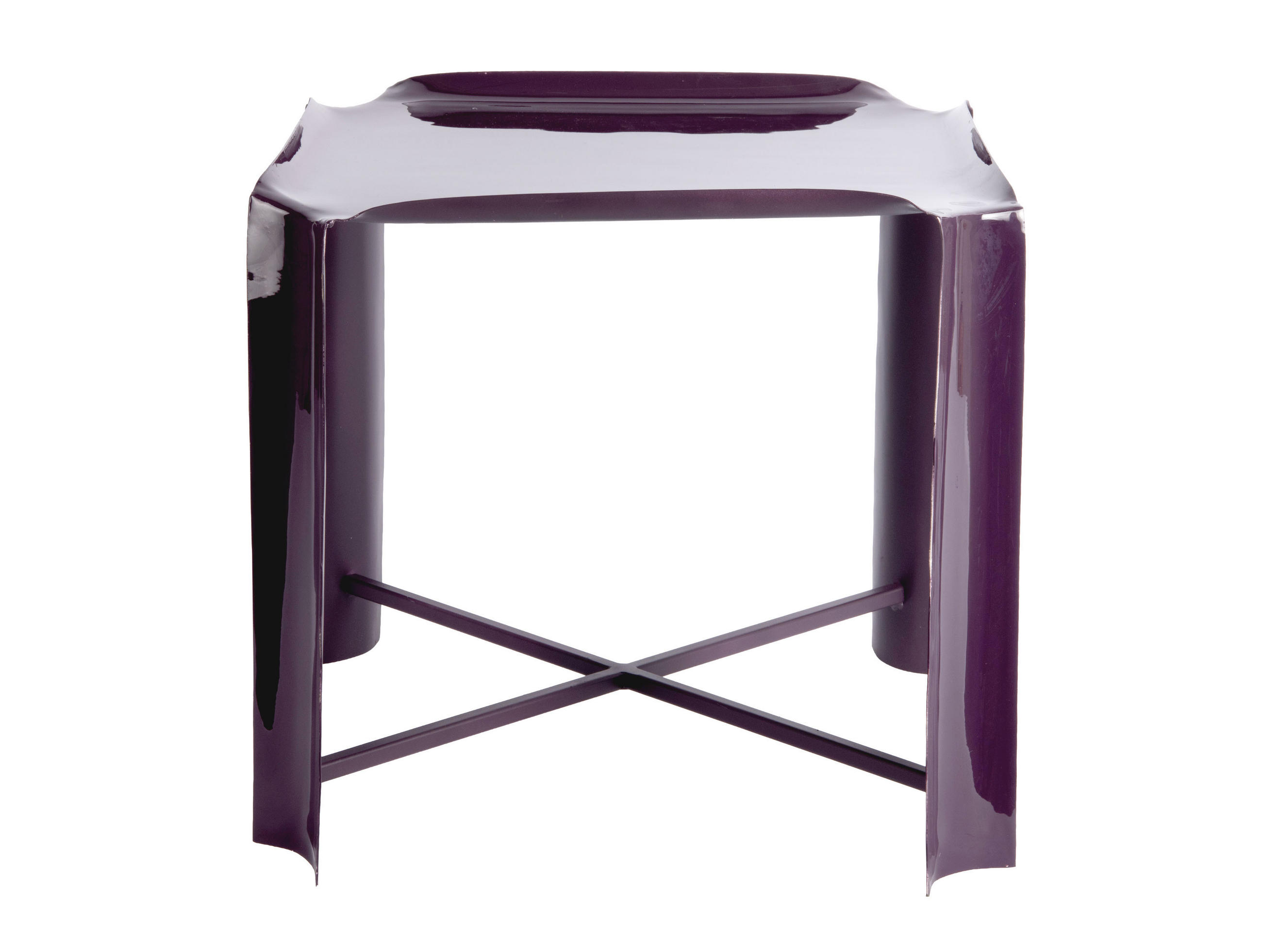 Leitmotiv Beistelltisch Lila 41x41x41 cm