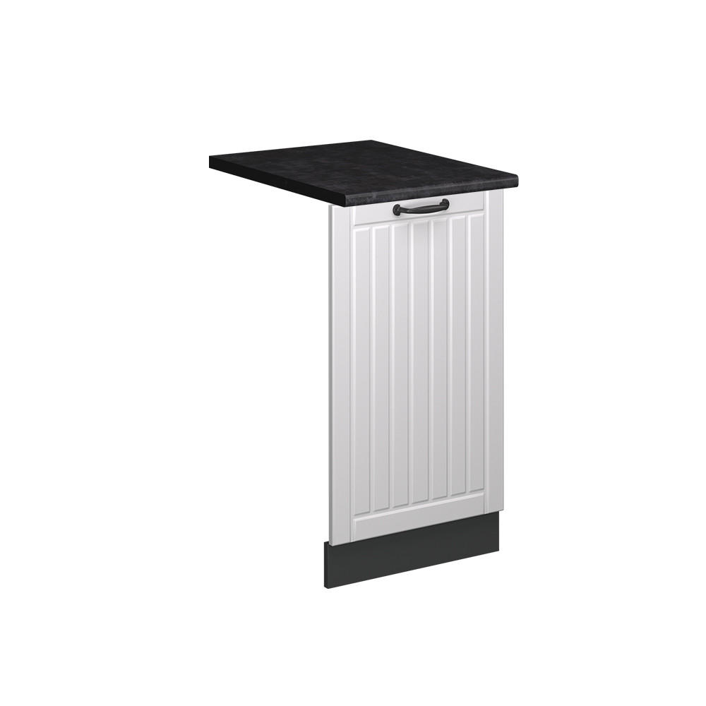 Vicco ČELNÍ PANEL MYČKY Fame-Line Bílý venkovský dům 45 cm , PD Antracit