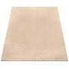TEPPICH Hochflor Unifarben schmutzabweisend Sand Rechteckig 200x290 - Beige, Textil (200/290cm) - KADIMA DESIGN