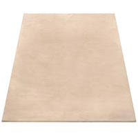 TEPPICH Hochflor Unifarben schmutzabweisend Sand Rechteckig 200x290 - Beige, Textil (200/290cm) - KADIMA DESIGN