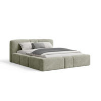 POLSTERBETT Monte160x200 cm- Bettkasten und Stauraum - Doppelbett mit Stabilem Metallrahmen - Olivgrün - Olivgrün, Holzwerkstoff (160/200cm) - Chilly