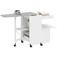 BÜGELBRETTSCHRANK Weiß 1 Stück - Weiß, Holzwerkstoff (55/87/154cm) - GiPP