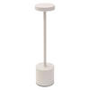 LED TISCHLAMPE kabellos Touch Creme Ø8x34,5cm 3 Lichtfarben Dimmbar - Creme, Kunststoff (8/8/34.5cm) - ML-DESIGN