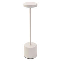 LED TISCHLAMPE kabellos Touch Creme Ø8x34,5cm 3 Lichtfarben Dimmbar - Creme, Kunststoff (8/8/34.5cm) - ML-DESIGN