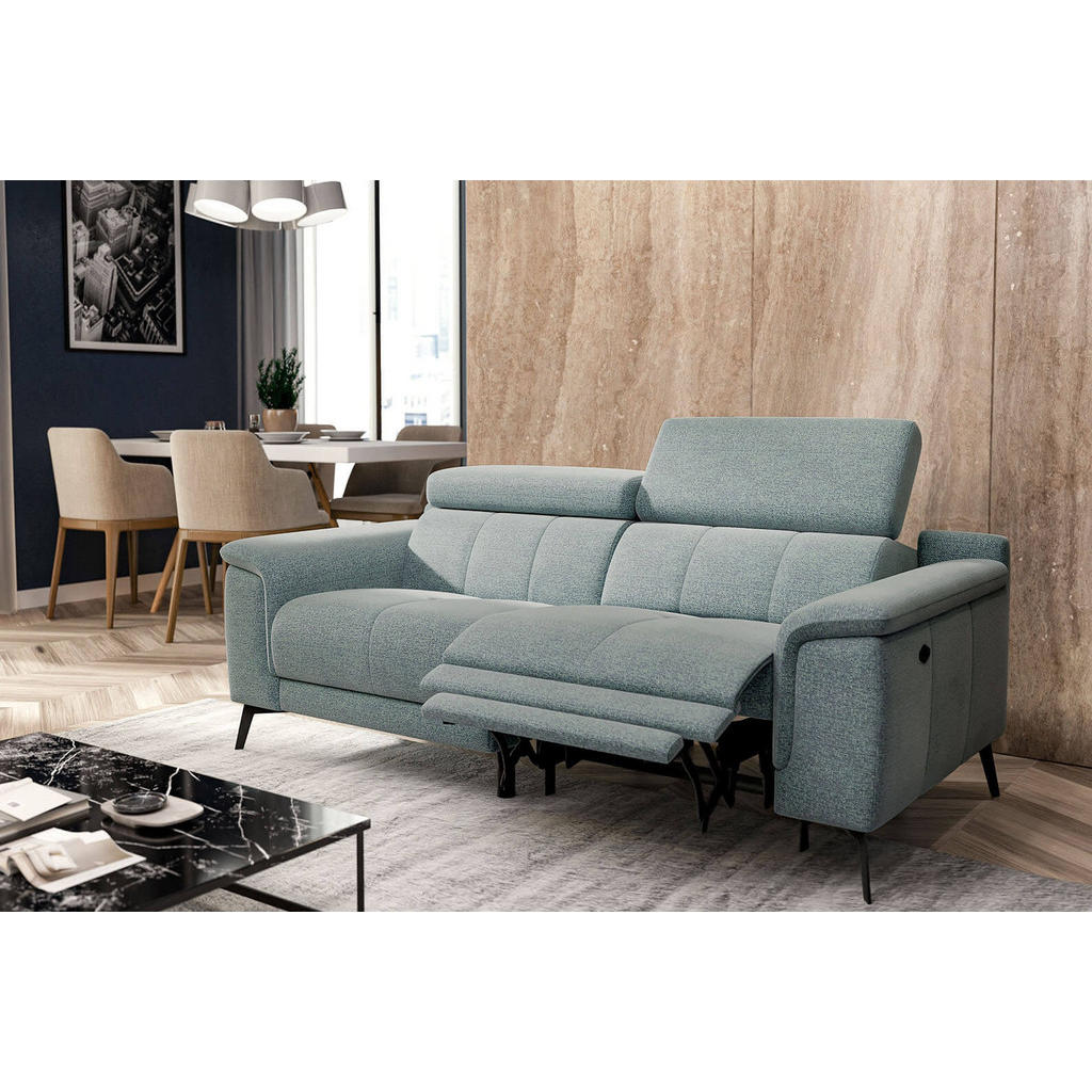 Thumbnail - Courtois Laville Relaxsofa, Mintgrün, Textil, Rechteckig, 212x82x103 cm, Wohnzimmer, Sofas & Couches, Sofas, Heimkino So...