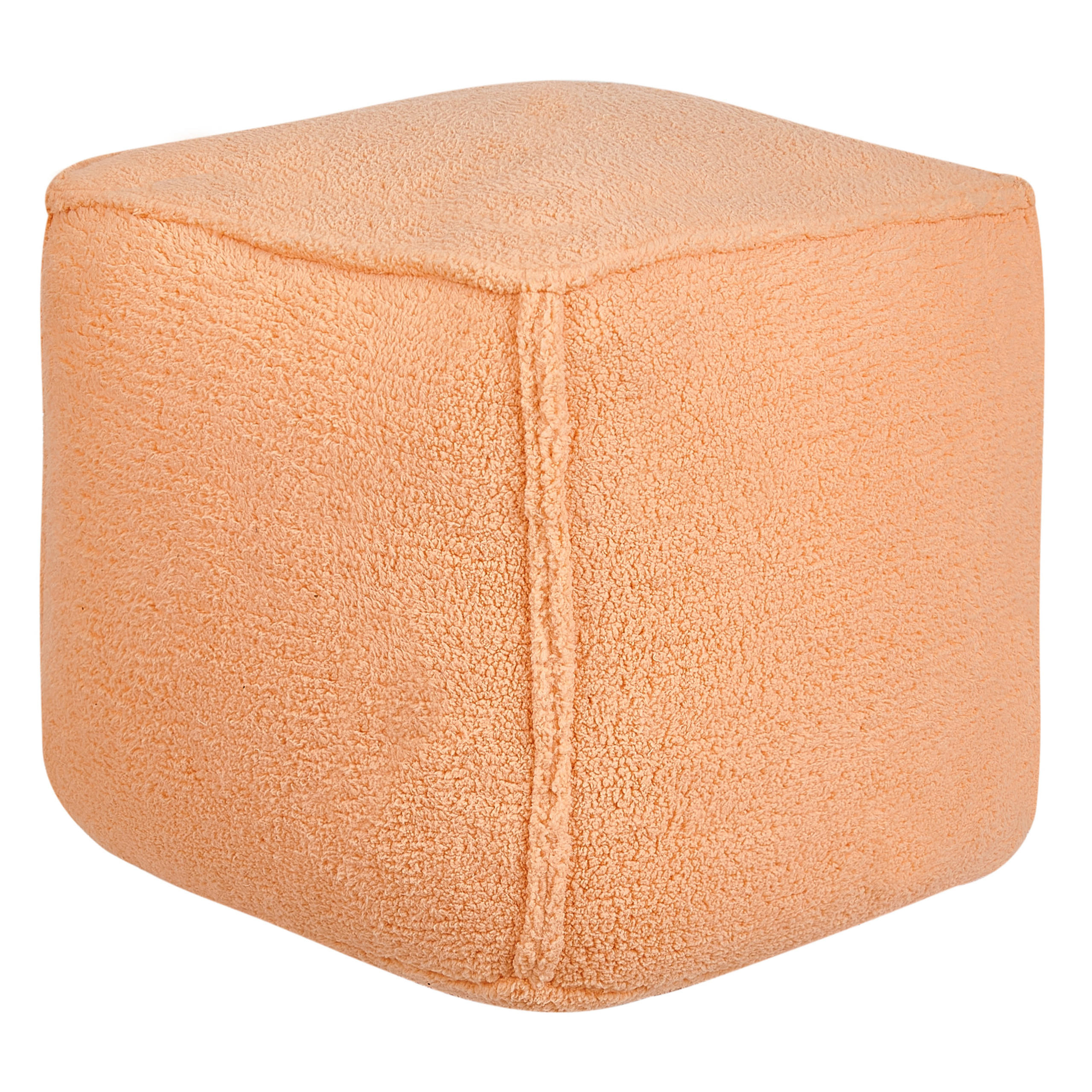 Thumbnail - Beliani Pouf, Orange, Textil, Quadratisch, 40x40x40 cm, Wohnzimmer, Hocker, Poufs