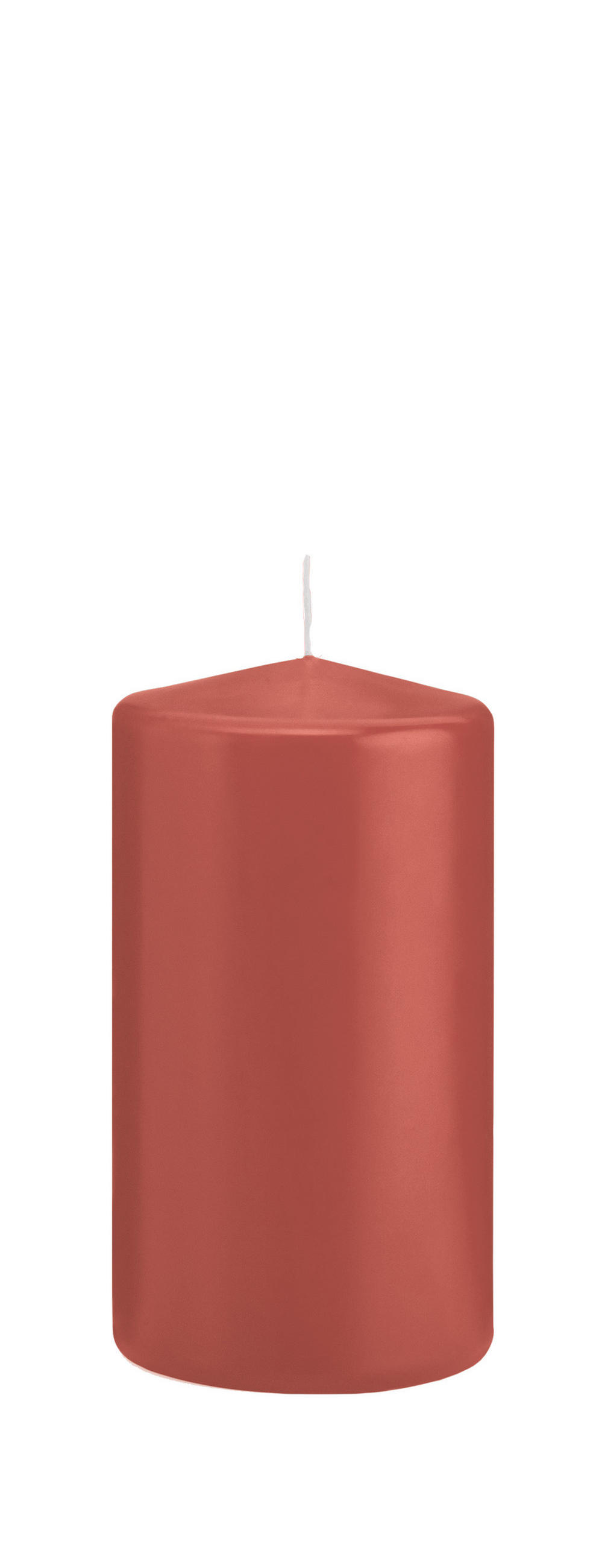 STUMPENKERZEN Ahorn Ø 68 x 130 mm, 12 Stück - Ahornfarben, Paraffin (7/13cm) - Wiedemann Kerzen