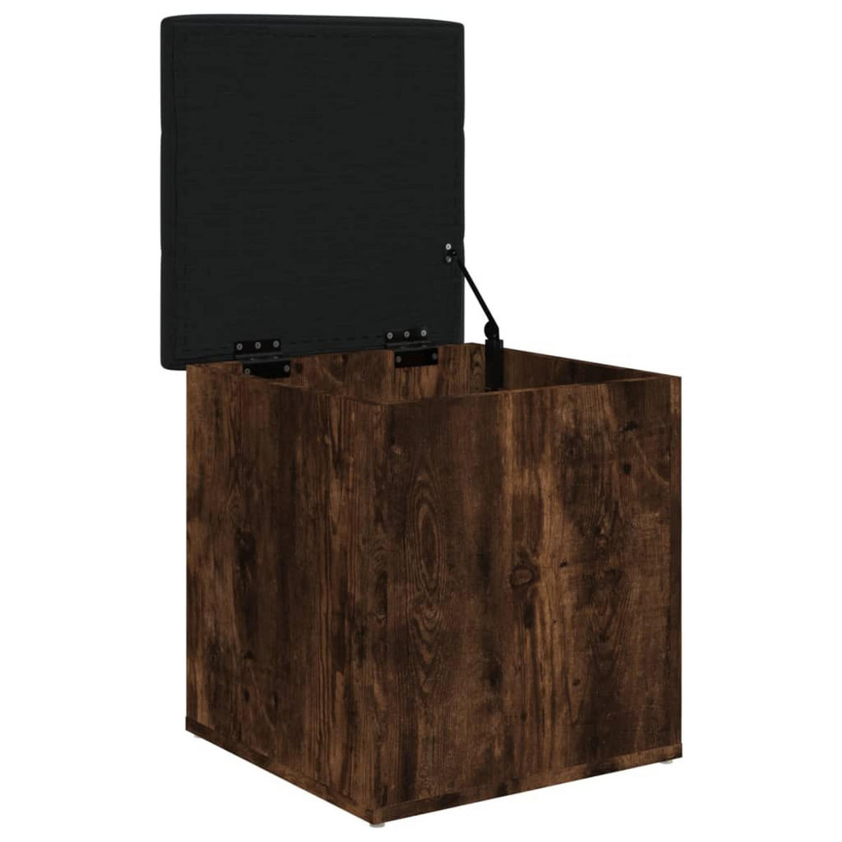 SITZBANK Jona mit Stauraum Räuchereiche 42x42x45 cm - Eiche San Remo, Holz (42/45/42cm) - DELUKE