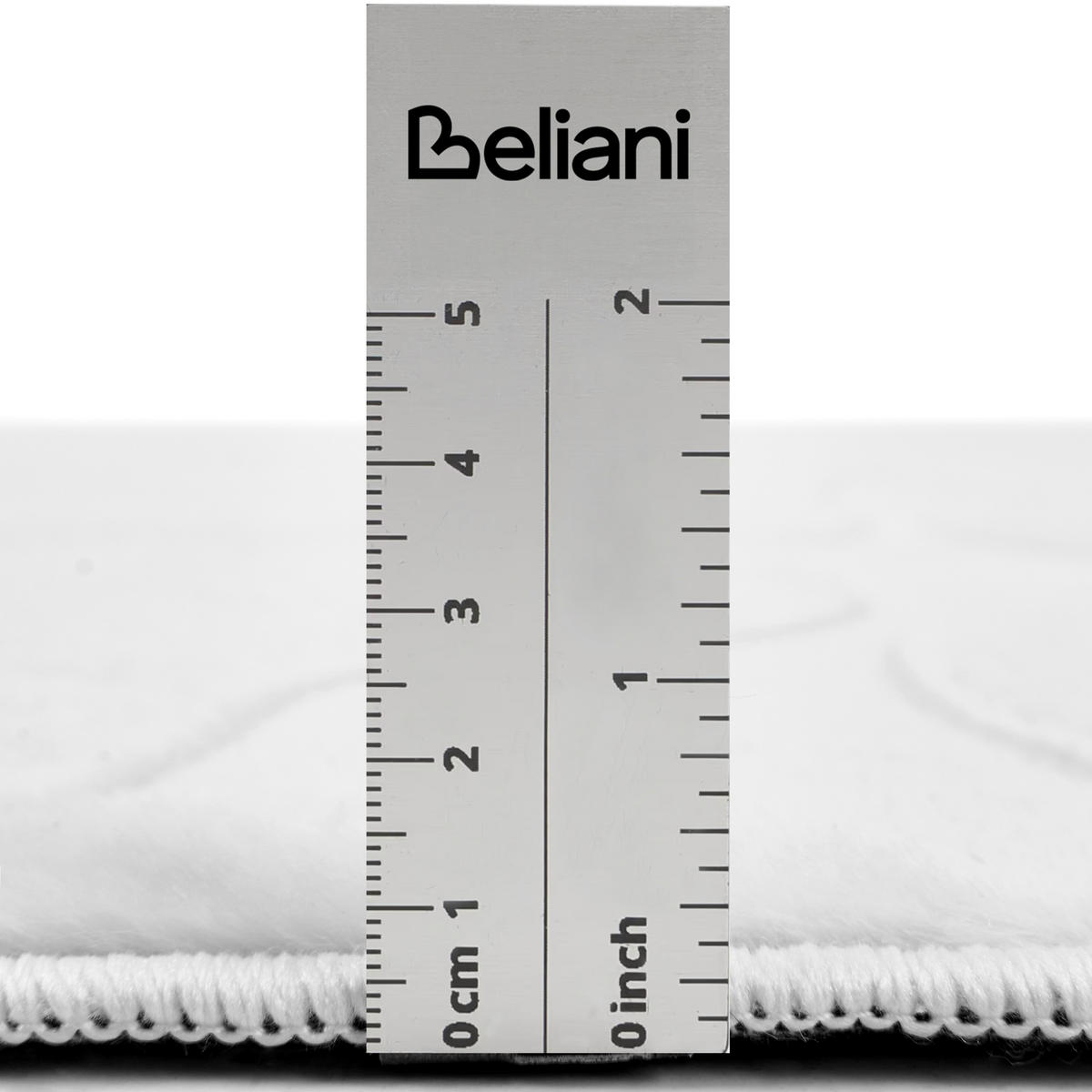 TEPPICH Hellgrau 160/230 cm Hood - Hellgrau/Grau, Textil (160/230cm) - Beliani