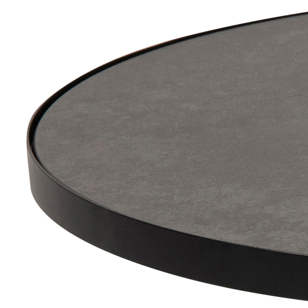 COUCHTISCH Ø65 cm - Schwarz, Holzwerkstoff (66/66/40cm) - ebuy24