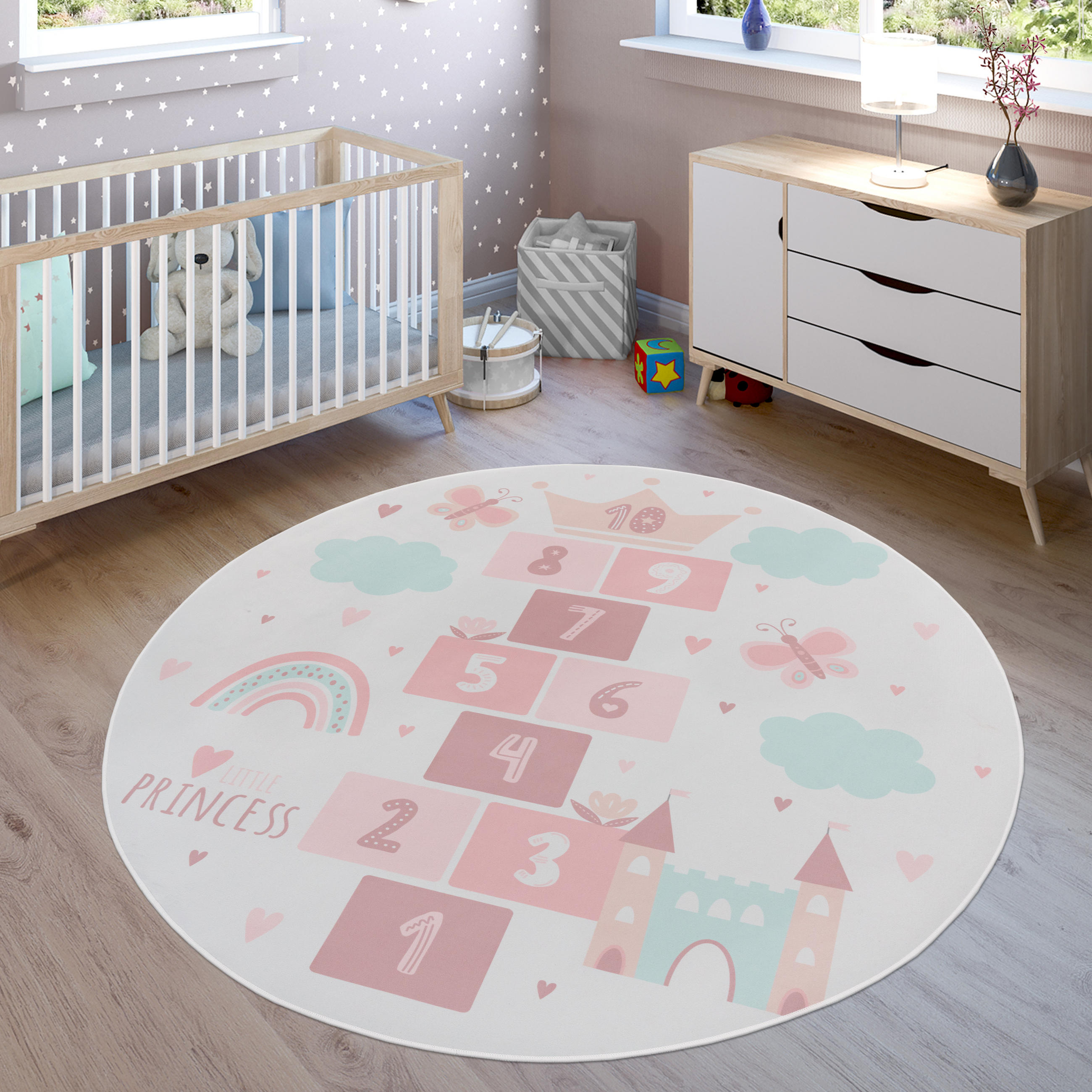 KINDERTEPPICH 160/160 cm Bino 585 - Creme, Textil (160/160cm) - Paco Home