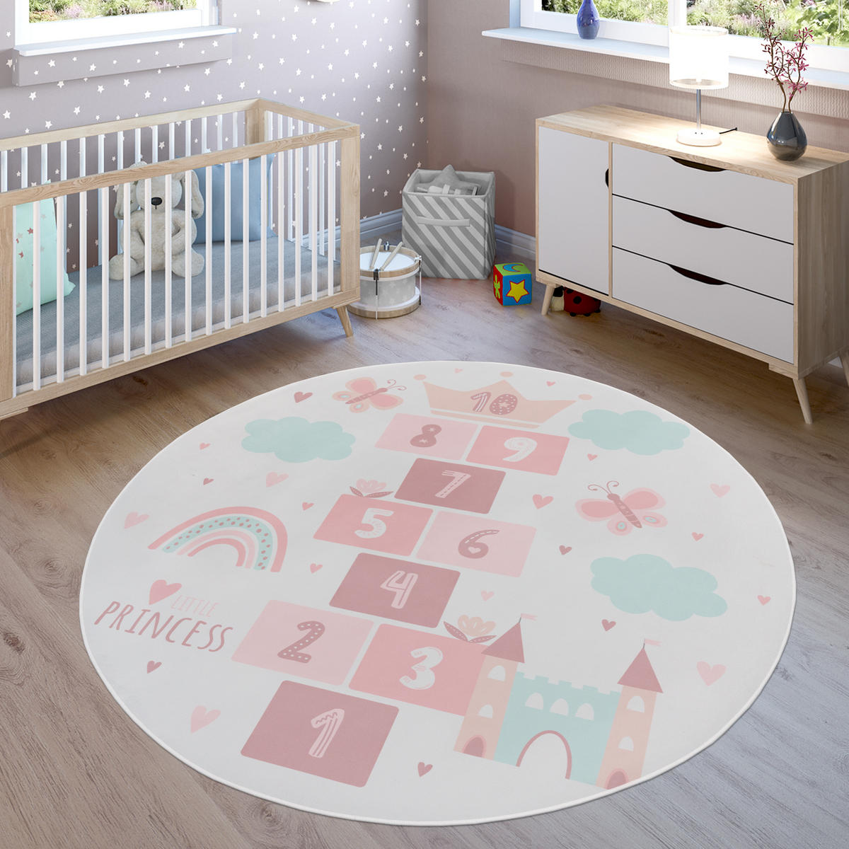 KINDERTEPPICH 160/160 cm Bino 585 - Creme, Textil (160/160cm) - Paco Home