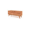 GREG HIFI-SCHRANK Kernbuche - Kernbuche, Holz (120/48/40cm) - byoak