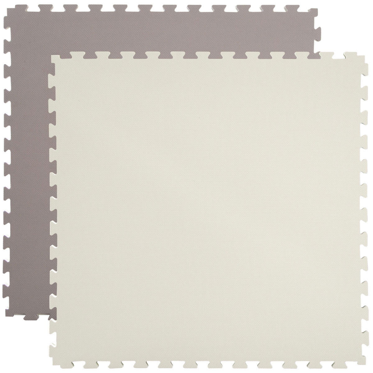 BODENSCHUTZMATTE - 90/90/2,5 cm - Beige/Braun - Beige, Kunststoff (90/90cm) - eyepower