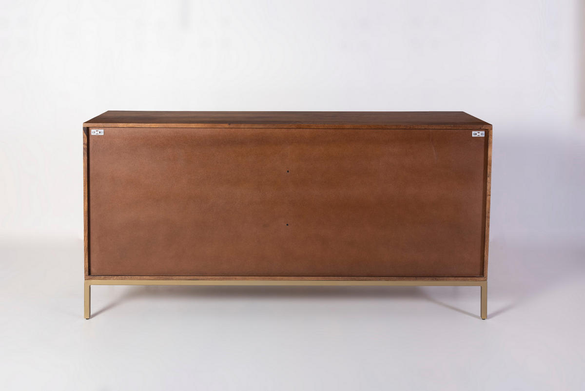 SIDEBOARD Ralf Mangoholz Braun 75x43x147cm - Braun, Holz (147/75/43cm) - DELUKE