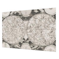 FOTOTAPETE 312x219 cm - Sternenkarte - Schwarz, Textil (312/219cm) - Wallfluent