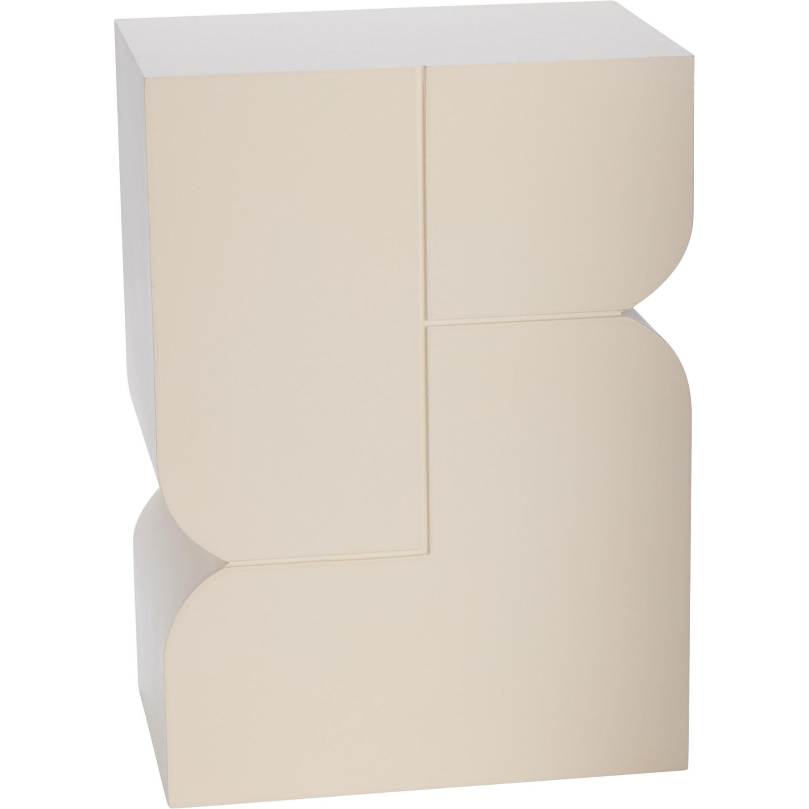Home Styling Collection Beistelltisch Beige 20x42.5x30.5 cm