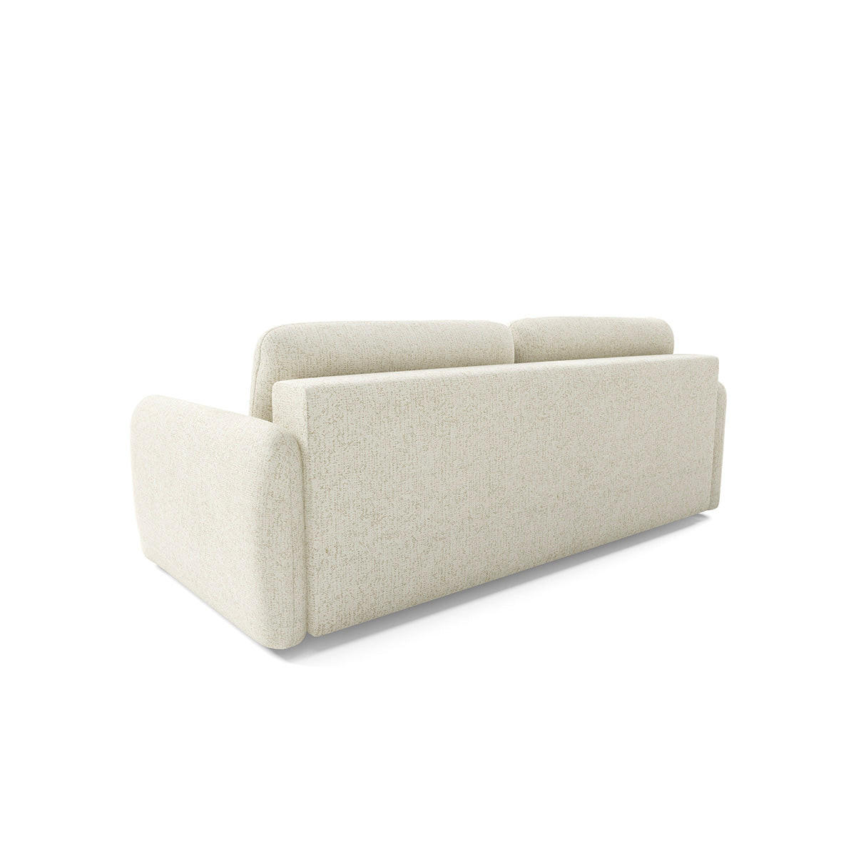 SOFA 3 Sitzplätze Cremefarben - Weiß, Holz (236/95/121cm) - Petits-meubles