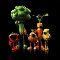 GLASBILD 30x30 cm Küche lustig - Gelb, Glas (30/30cm) - artissimo