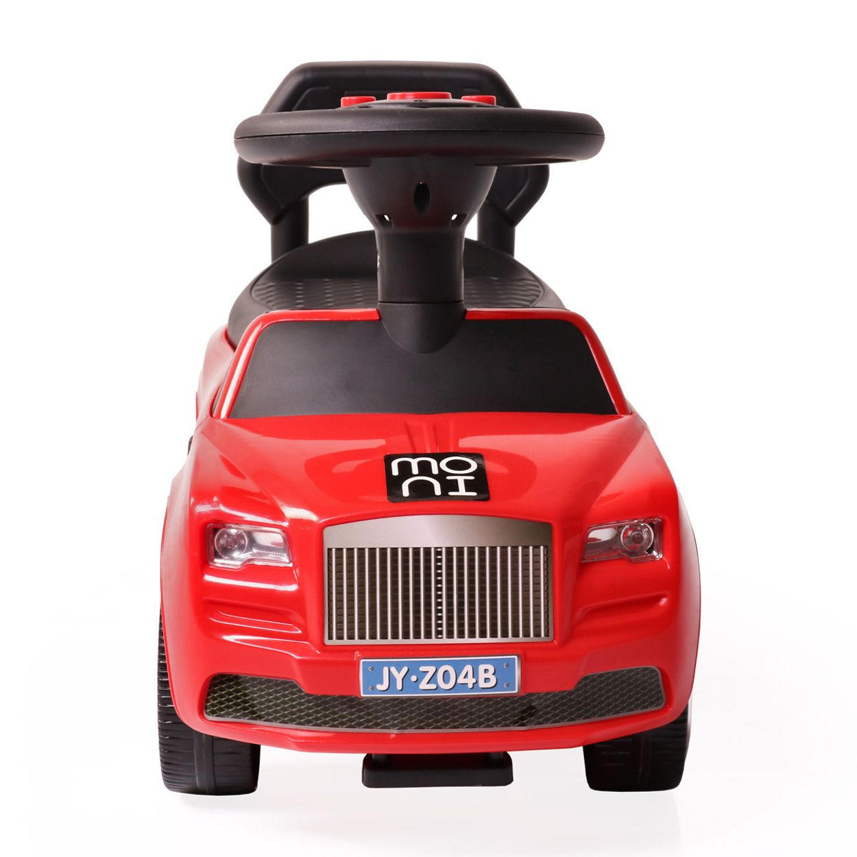 RUTSCHER Baron JY-Z04B rot mit Musikfunktion, ab 18 Monate bis 25 kg - Rot, Kunststoff (52/22/30cm) - Moni