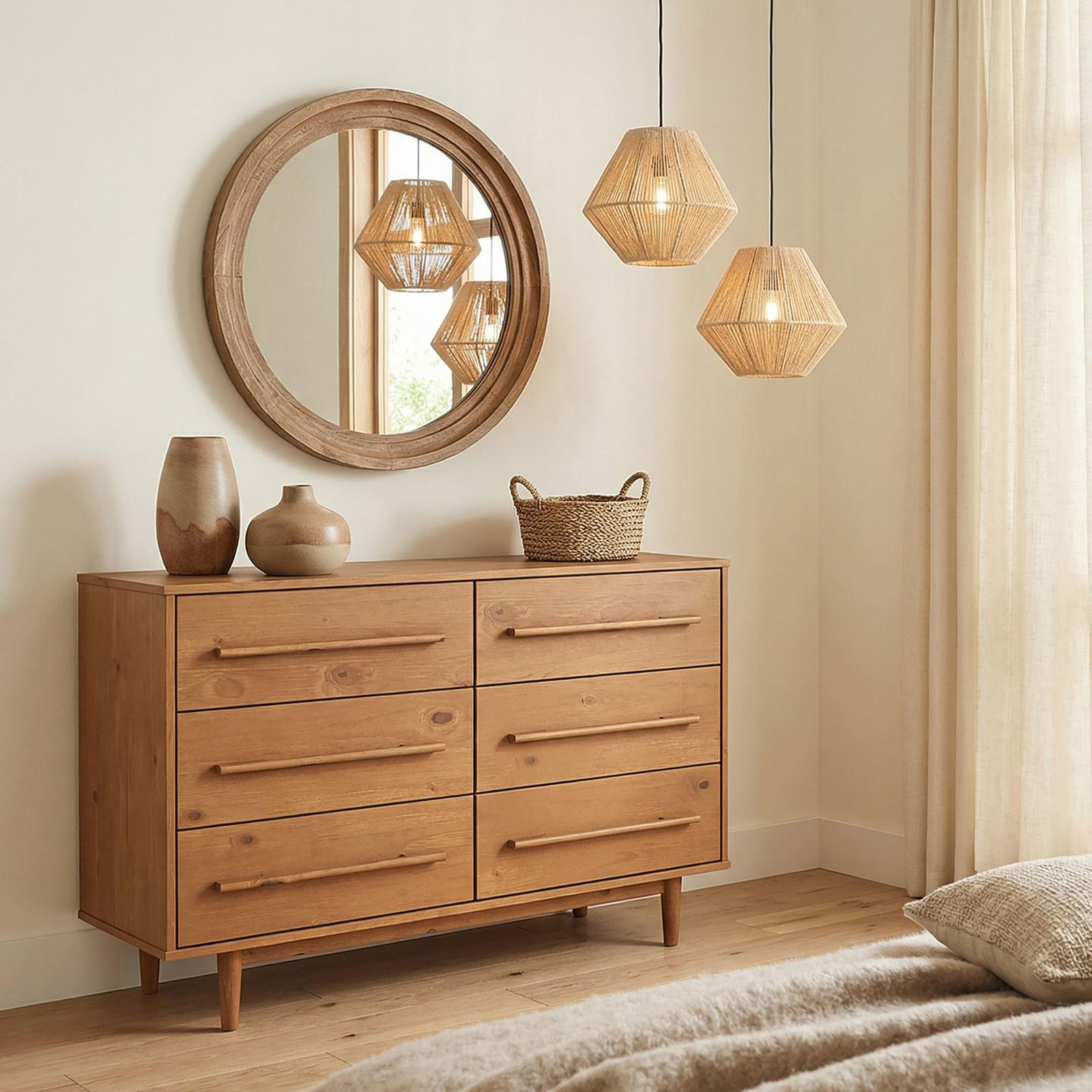 KOMMODE TECCA - Eichefarben, Holz (111/79/41cm) - IDIMEX