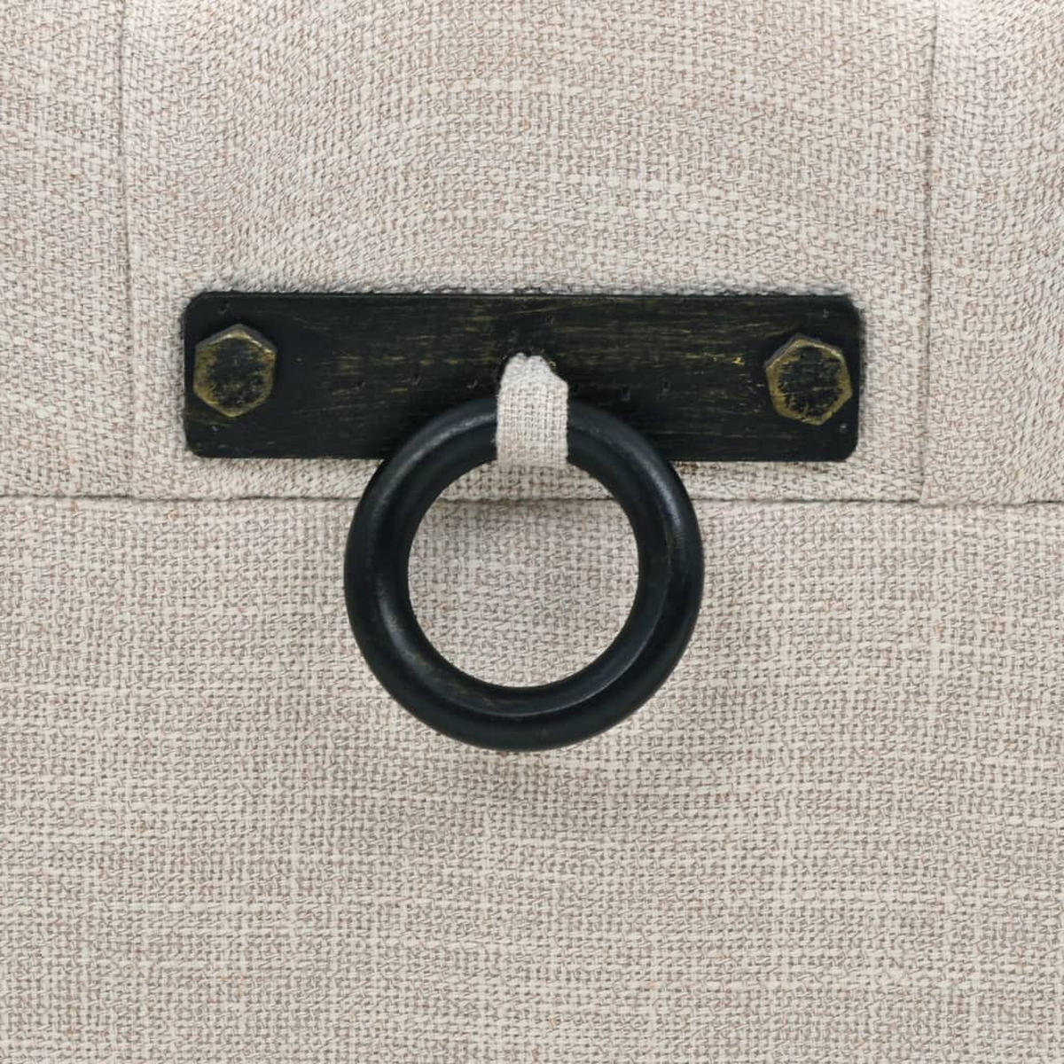 AUFBEWAHRUNGSBANK-SET 3-teilig Massivholz Und Stahl 112/37/45 Cm - Weiß, Holz (112/45/37cm) - vidaXL