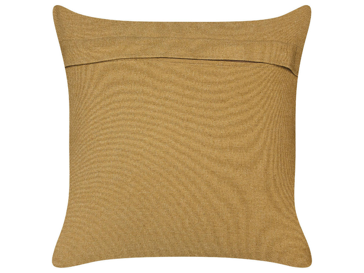 DEKOKISSEN Bunt 45/45 cm Urpad - Multicolor, Naturmaterialen (45/45cm) - Beliani
