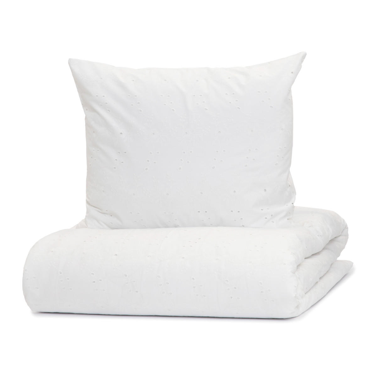 BETTWÄSCHE Lilith weiß 220/200 cm - Weiß, Textil (220/200cm) - Homla