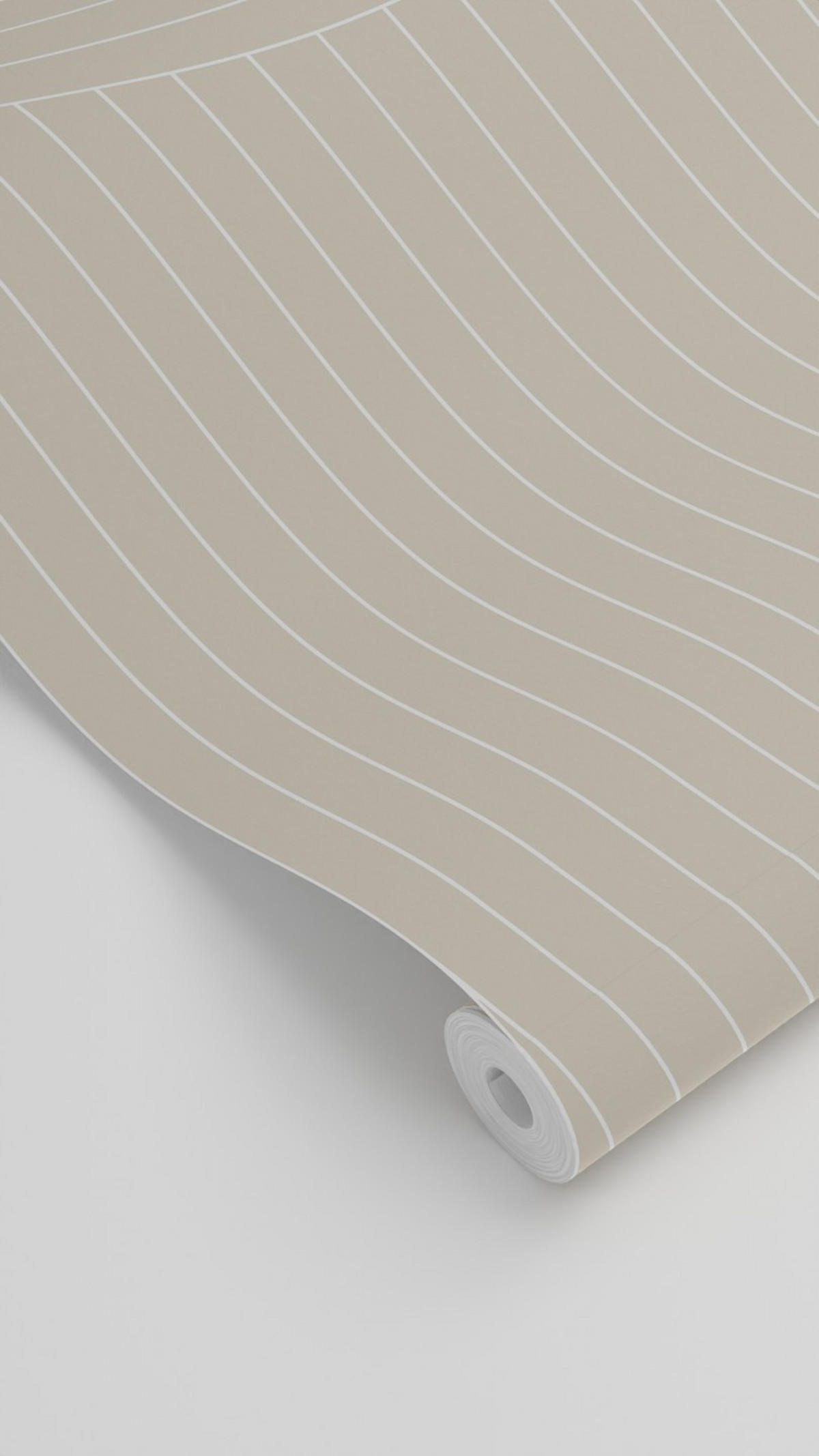 TAPETE grafische Linien 50 x 900 cm - Beige, Papier (50/900cm) - ESTAhome