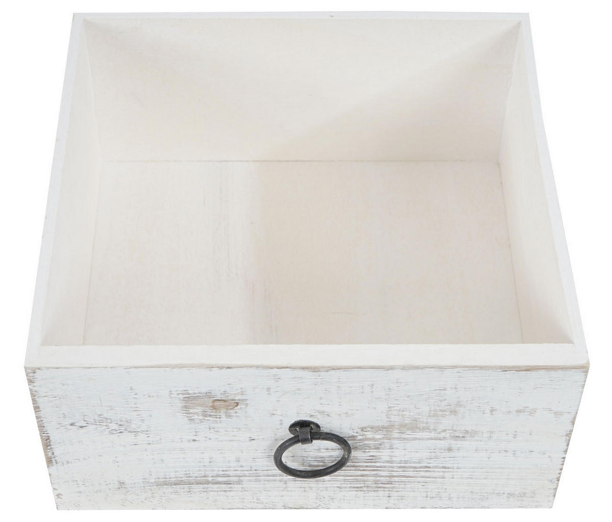 KOMMODE 4 SCHUBLADEN SHABBY-LOOK Cremeweiß - Weiß, Holz (33/70/26cm) - MCW