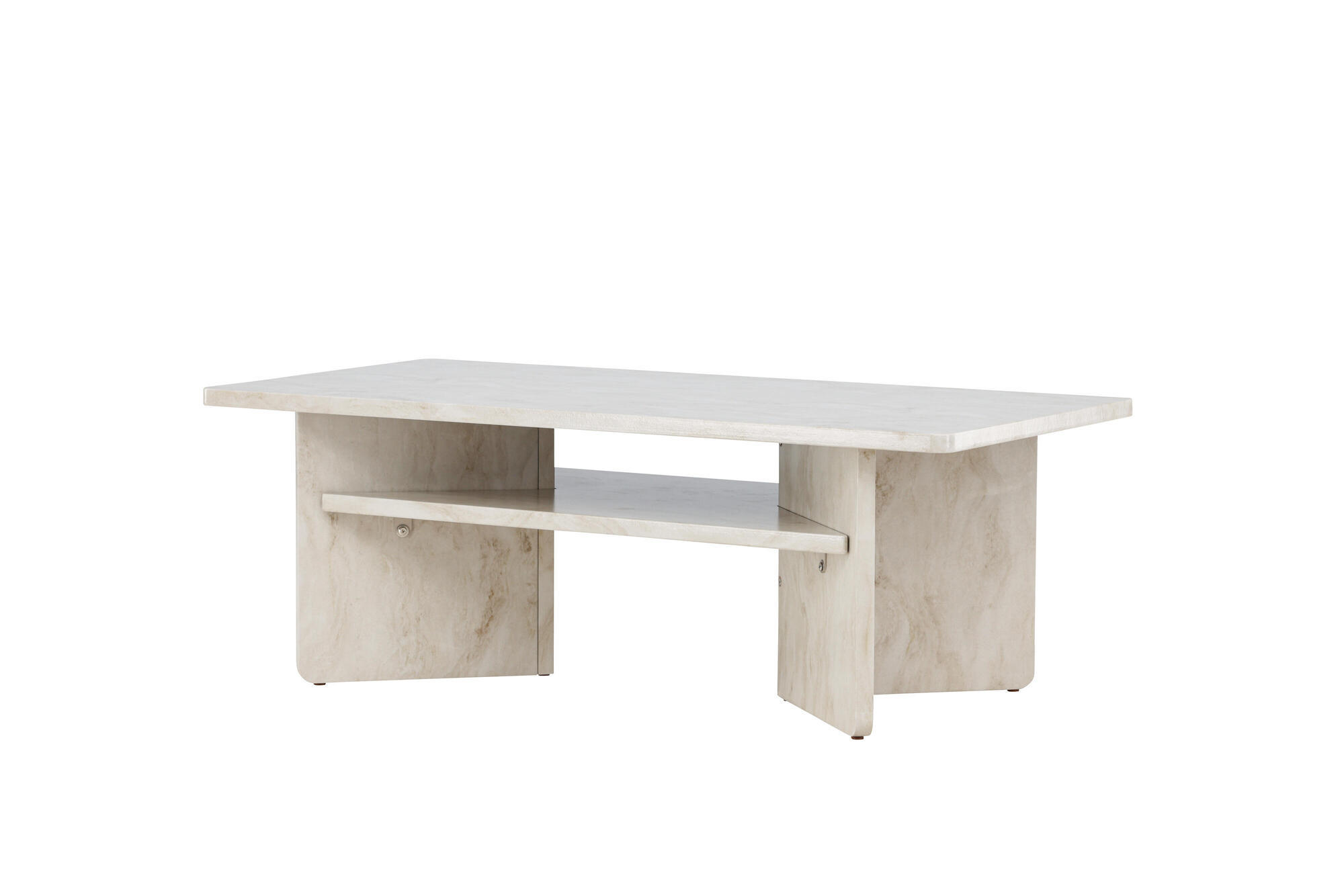 Furnlux Couchtisch Beige 60x42x120 cm