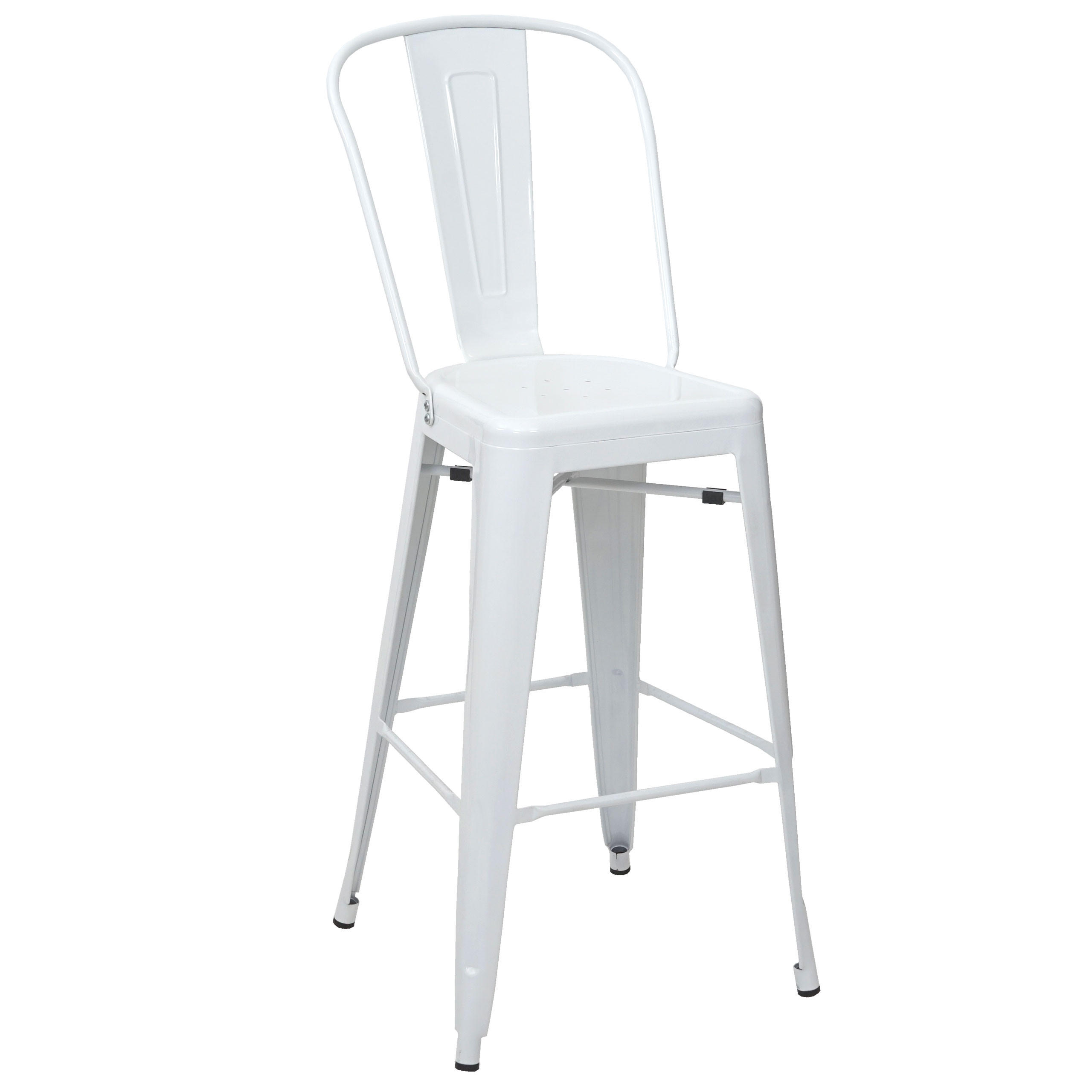 Proregal Barhocker Weiß 50x117x45 cm