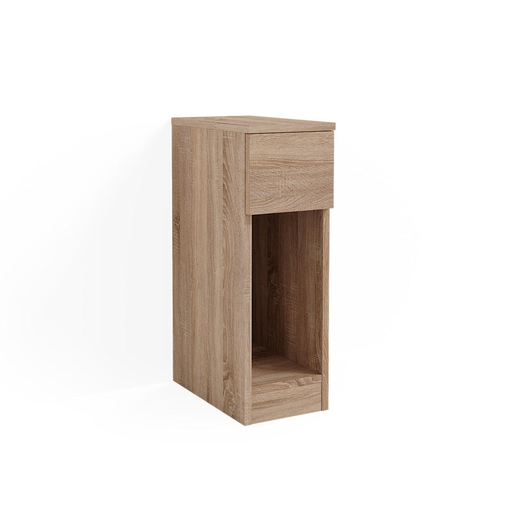 NACHTTISCH Enton Sonoma 20 x 59.5 cm - Sonoma Eiche, Holzwerkstoff (20/59.5/35cm) - Vicco