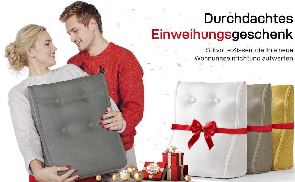 RÜCKENKISSEN Kopfteilkissen Samt Gelb 50/22cm - Gelb, Textil (22/50cm) - Vercart