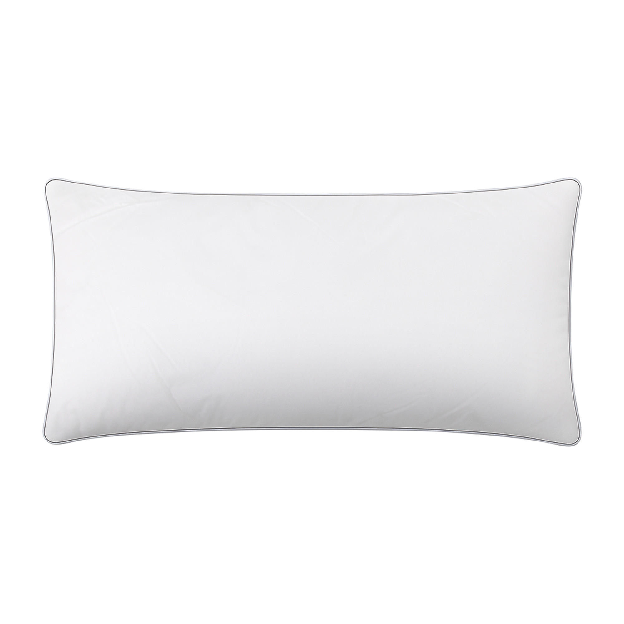 KOPFKISSEN 3-Kammer mit Federfüllung 40 x 80 cm - Weiß, Textil (80/40cm) - Bestlivings