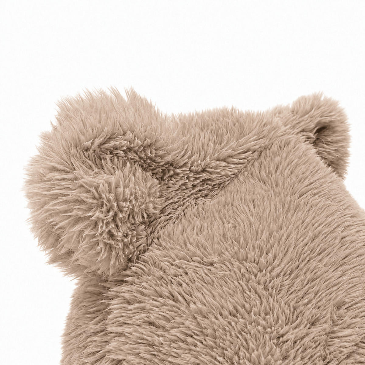 SITZSACK Teddy Mammoth flauschig - Braun, Textil (58/50/67cm) - MeowBaby
