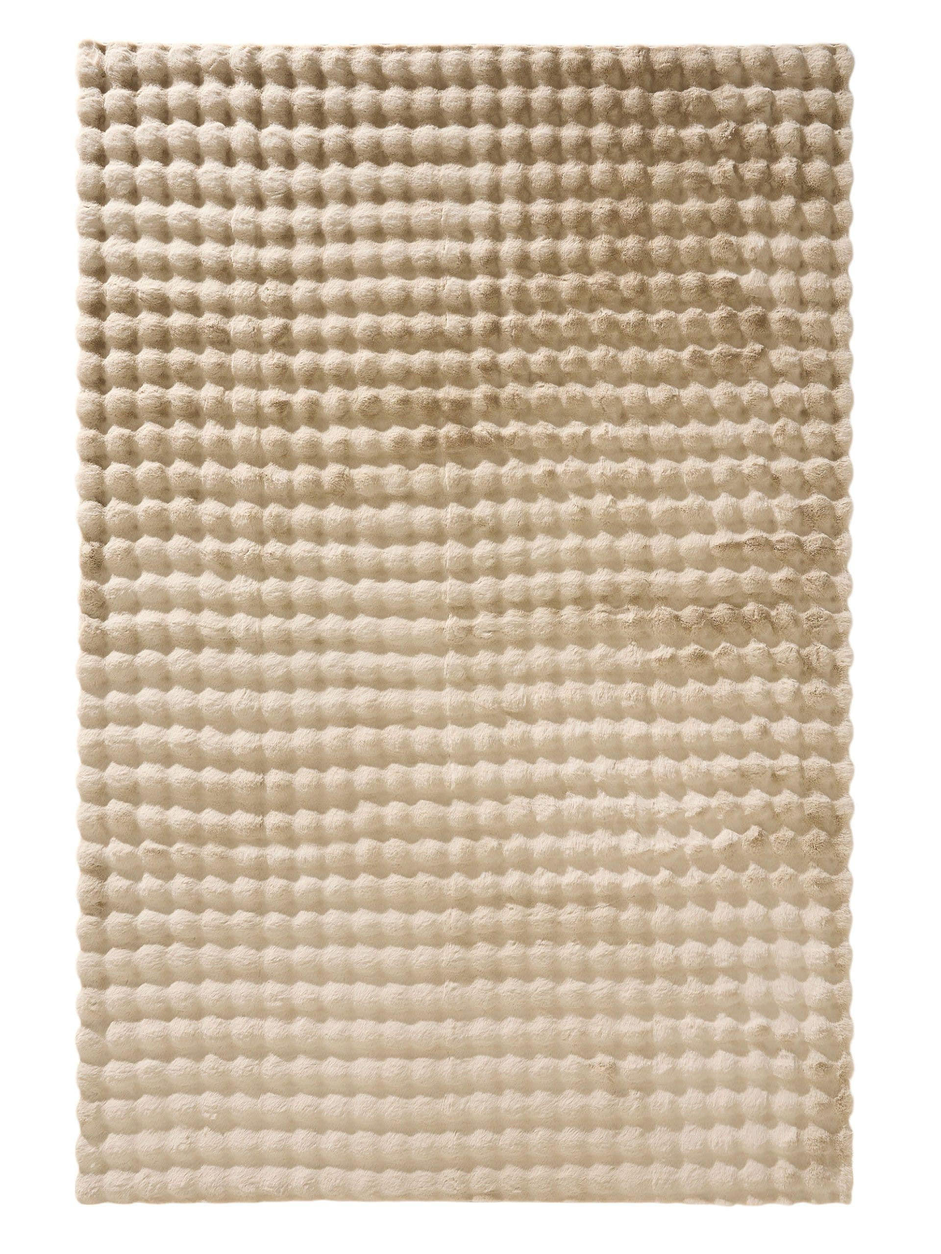 KUNSTFELL-TEPPICH Dave Beige 200x300 cm - Beige, Textil (200/300cm) - benuta Nest