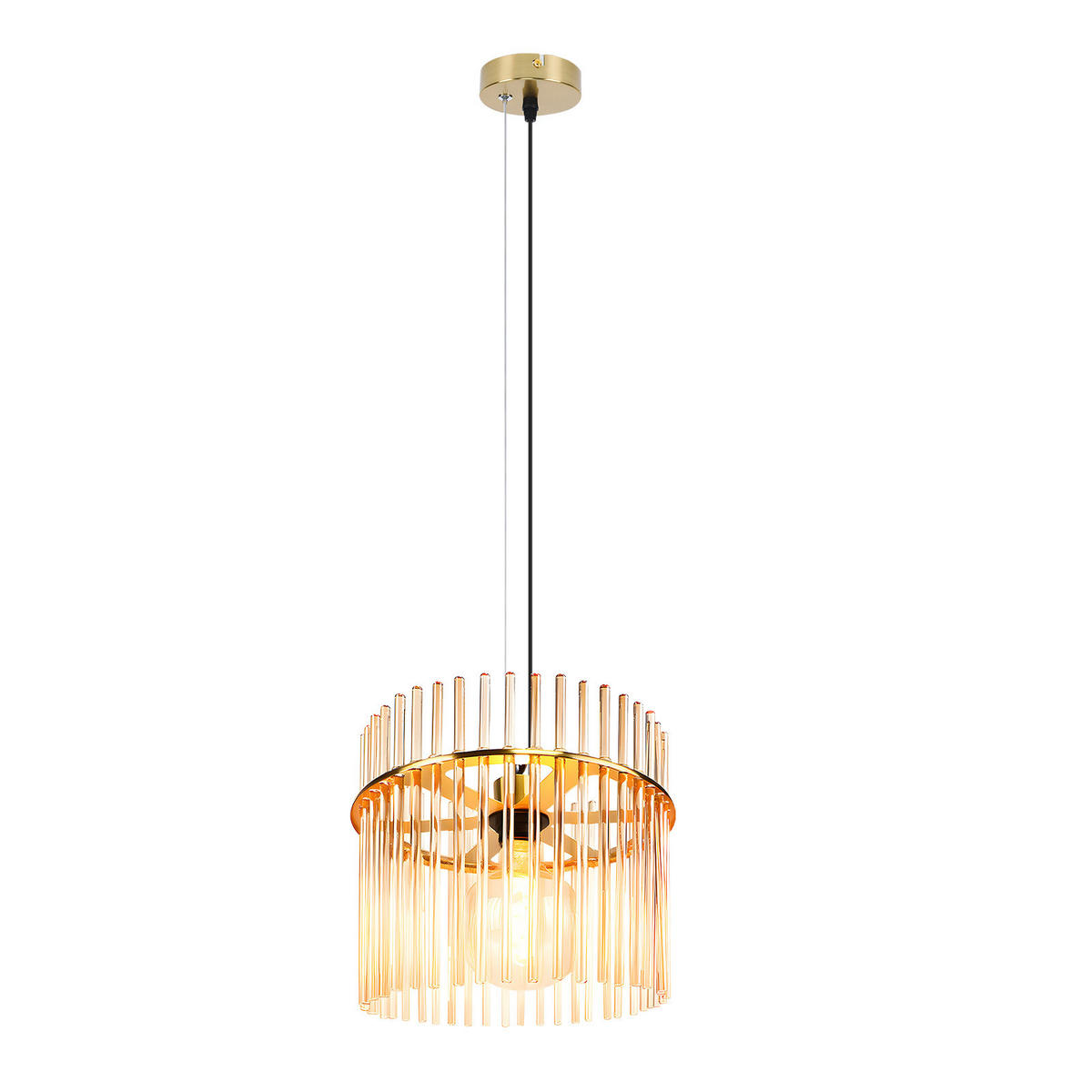 PENDELLEUCHTE Seraphina 30/10/150 cm - Goldfarben, Metall (30/10/150cm) - ZMH