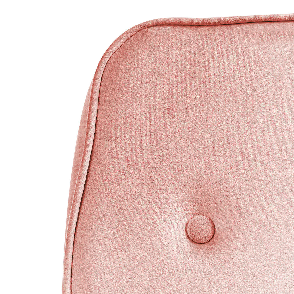 SCHREIBTISCHSTUHL Rosa Pawnee - Pink/Schwarz, Textil (62/88/43cm) - Beliani
